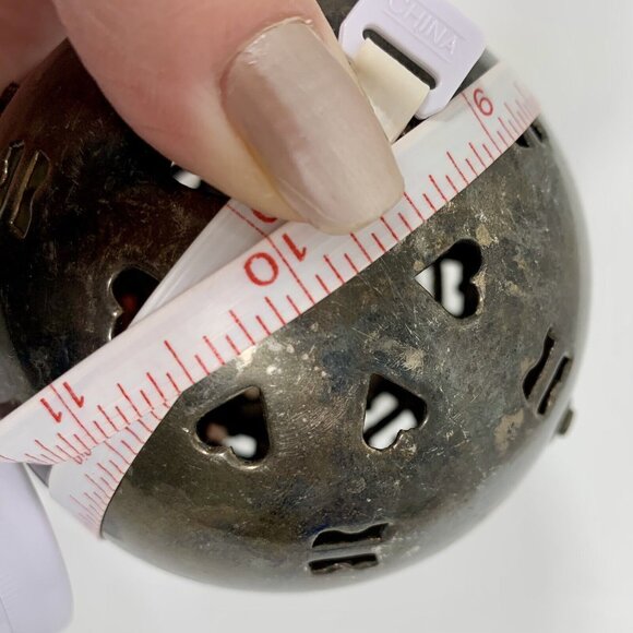 Pomander Silver Plated Hinged Potpourri Fragrance Diffuser Scent Ball VTG - Picture 8 of 8